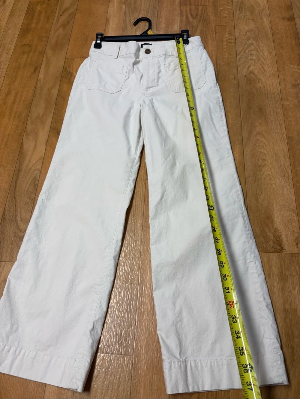 J. Crew Cream Straight-Leg Jeans